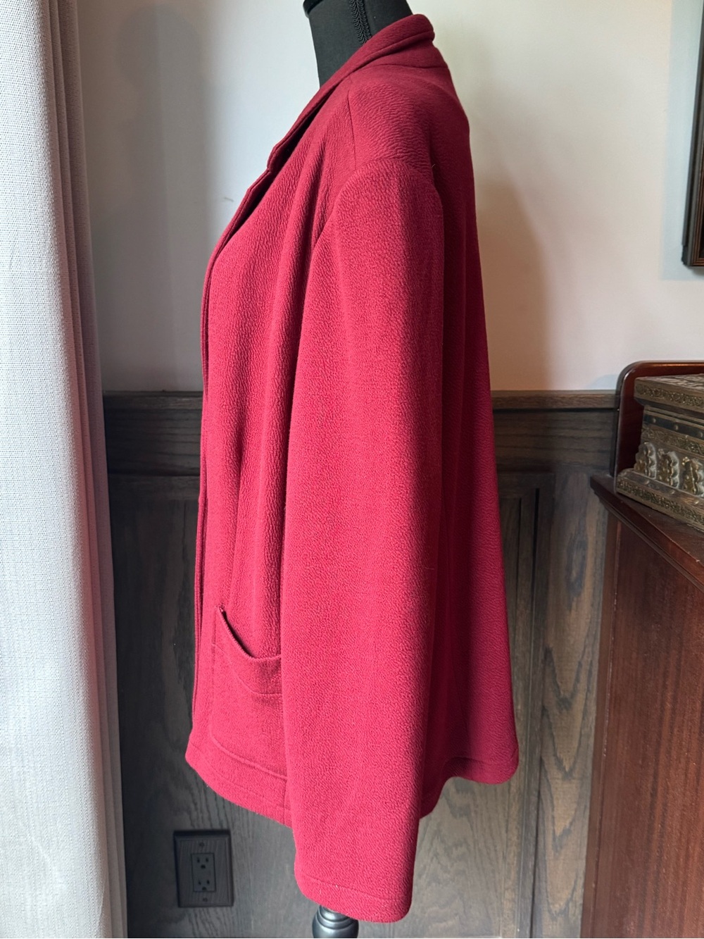Jaclyn Smith Raspberry Single-Button Blazer - Picture 2 of 7